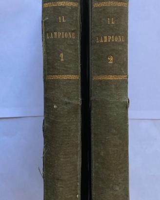 Antica rivista in fascicoli IL LAMPIONE 1848