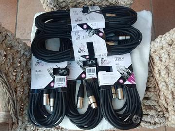 CAVO MICROFONICO XLR 10 METRI MASCHIO-FEMMINA 5 PE