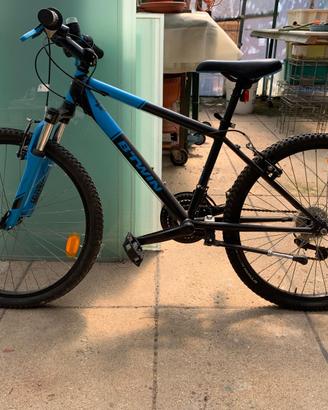 Bicicletta MTB bambino 9-12 anni ROCKRIDER 500 24"