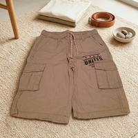Pantaloncini cargo kaki