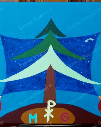 Quadro di Simone Piazzesi - NOTTE DI NATALE (2022)