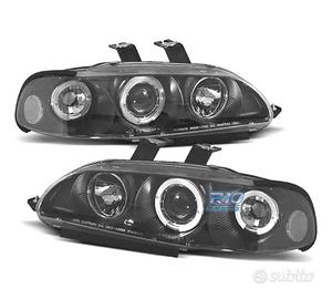 FARI HONDA CIVIC 4P 91-95 ANGEL EYES FONDO NERO