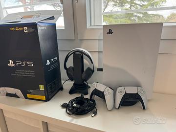 Ps5 Digital, 2 joystick inclusi originali