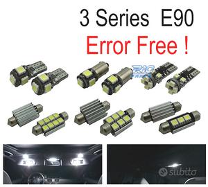 KIT 15 LAMPADE LED INTERNE BMW E90 SEDAN 320D 320D