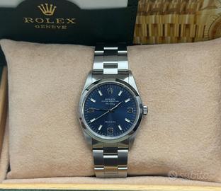 Rolex Airking 14000M Blu Full Set