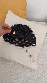 Cappellino calotta Inventatilla 3510crochet  nero 