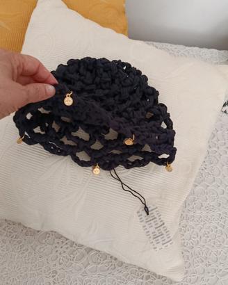 Cappellino calotta Inventatilla 3510crochet  nero 