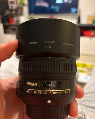 Obiettivo af-s nikkor 50mm f1,8