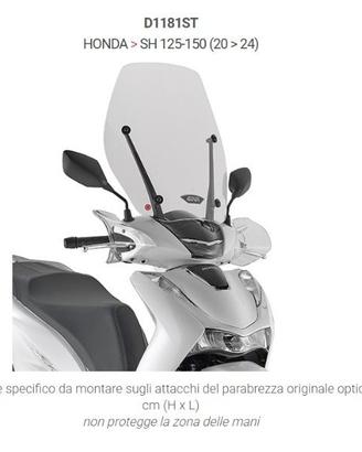 Parabrezza GIVI per Honda SH 125/150 CODICE D1151S