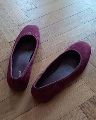 Scarpe ballerine bordeaux
