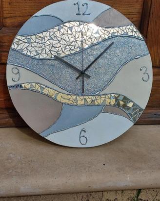 Orologio artigianale in mosaico