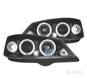 FARI PER OPEL ASTRA G 98-04 ANGEL EYES CCFL FONDO 