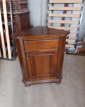 mobiletto angolo in noce