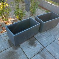 N 3 vasi color antracite un anno di vita