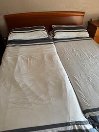 Letto contenitore con rete elettrica