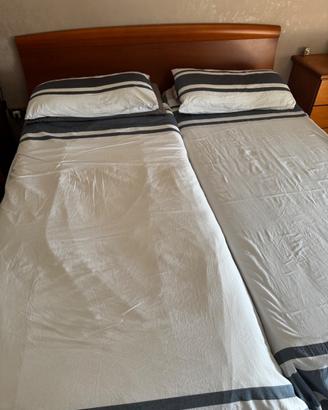 Letto contenitore con rete elettrica