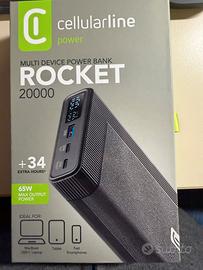 Cellularline - Rocket 20000 - Caricabatterie NUOVO