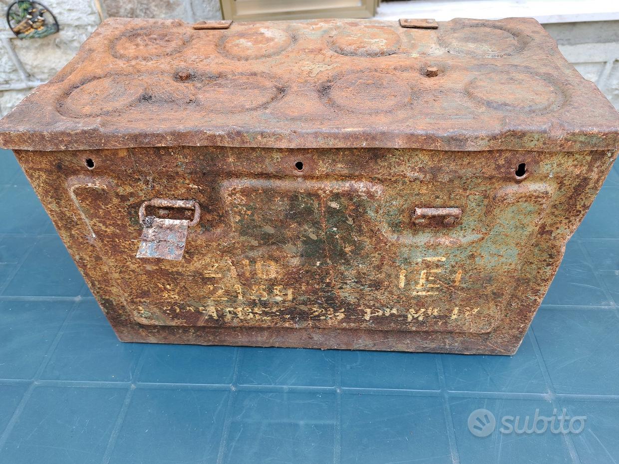 Scatola Porta Munizioni Metallica 250 Colpi | 9x18x29 Cm Stagna E Antiurto | Stile Militare Per Caccia E Softair, Accessorio Tattico