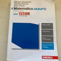 Libro scolastico MATEMATICA AZZURRO 4