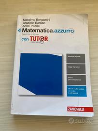 Libro scolastico MATEMATICA AZZURRO 4