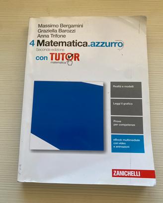 Libro scolastico MATEMATICA AZZURRO 4