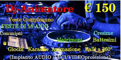 DJ Festa ANIMATORE Comunioni Battesimi OSTIA Roma