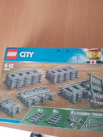 LEGO city train 60205 scatola rotaie