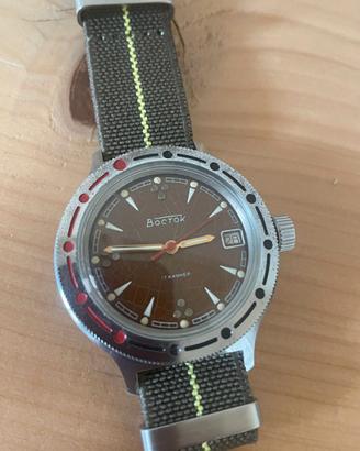 Orologio Vostok  Amphibia Marrone