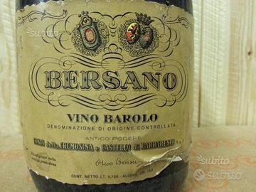 Vino BAROLO bersano 1964