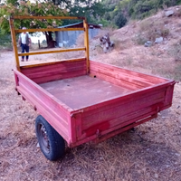 Rimorchio carrello per trattore