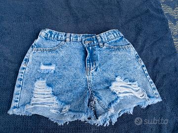 jeans corti bambina/ragazzina 