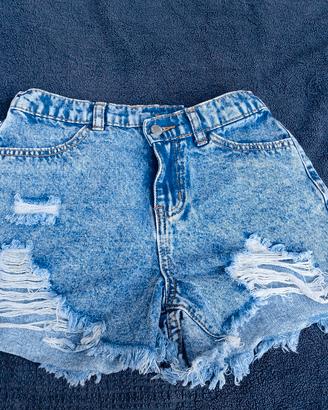 jeans corti bambina/ragazzina 