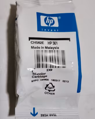 Cartuccia originale HP 301 Tri-color