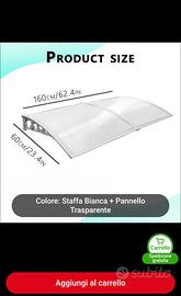 Tettoia per veranda esterna