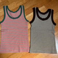 Due canottiere a righe vintage