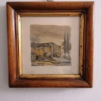 Quadretto Paesaggistico Campestre