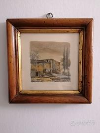 Quadretto Paesaggistico Campestre