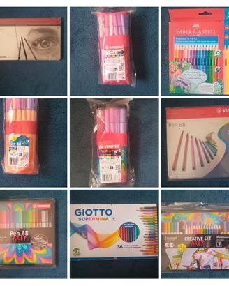 vari articoli da scuola nuovi non comprate 
