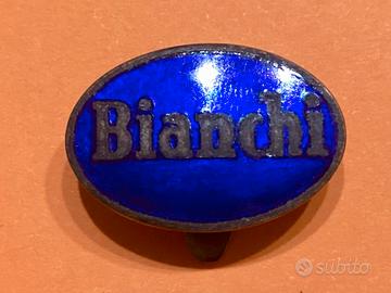 Pins/spilla Smaltata D’epoca - E. BIANCHI - anni30