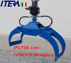 Pinza Legna 70cm IPL700 + rotatore idraulico