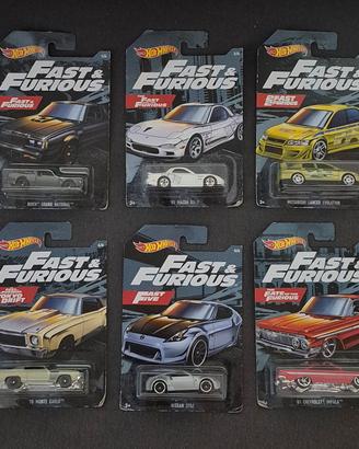 Hot Wheels Fast And Furious  2017