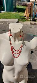 Collana rossa etnica