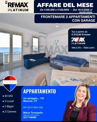 Frontemare n.2 appartamenti con garage