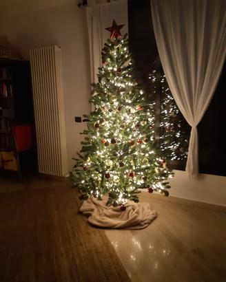 Albero si Natale completo (palline e luci)