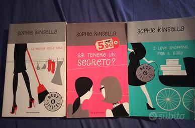 Sophie kinsella  blocco di 3 libri libro