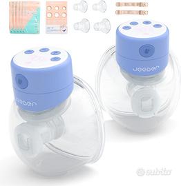 Coppia Tiralatte Elettrico Portatile Jeeber Nuovo