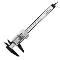 Calibro digitale in fibra di carbonio da 150 mm