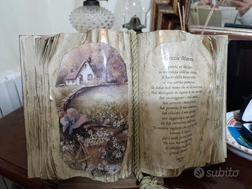 Libro dei sentimenti "Grazie Mamma" - Vintage/