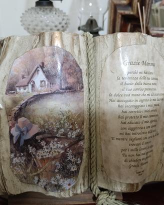 Libro dei sentimenti "Grazie Mamma" - Vintage/