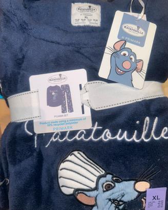Ratatouille pigiama felpato tg S